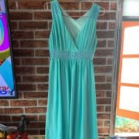 ราคา เดรสออกงานสีเขียวมิ้น (4219573013)