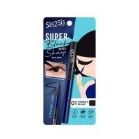 ราคา Sis2Sis Super Black Super Sharp Eyeliner ชิสทูซิส ซุปเปอร์ แบล็ค ชุปเปอร์ ชาร์ป อายไลเนอร์ 0.8 m (23590101005)