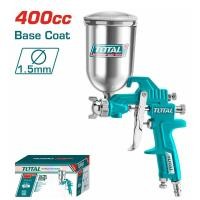 ราคา Total กาพ่นสี แบบหงาย HVLP ขนาด 400 cc รุ่น TAT10401 / TAT10402 กาพ่นสี กาบน ( HVLP Spray Gun ) (29270694353)