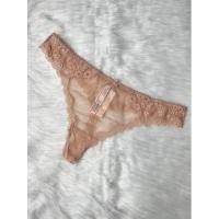 ราคา Victoria’s Secret แท้ - ป้ายห้อย - Size L - Thong - ผ้าลูกไม้ดีมาก จุดน้ำตาล (VS81) #lgbt (18821576320)