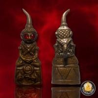 ราคา พระงั่ง ตาแดง เก่าเขมรเนื้อทองเหลืองโบราณเก่าพิมพ์ทรงเครื่อง (22782177827)