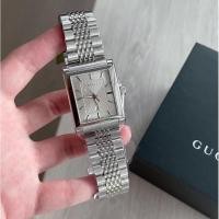 ราคา NewGucci G-Timeless Square Brown unisex watch size 33x32mm กล่อง การ์ด ใบรับประกัน ราคาดีมากก (27809024279)