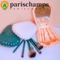 ราคา Parischamps ชุดแปรงแต่งหน้าสําหรับเดินทาง, แปรงแต่งหน้าอะคริลิคแบบเชลล์พร้อมที่เก็บ, ตกแต่งเดสก์ท็อปผ้านวมห้าตารางมัลติฟังก์ชั่แต่งหน้า Brus ชุดเก็บดินสอเขียนคิ้ว (26363679563)