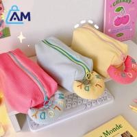 ราคา AmBag ✿ กระเป๋า ถุงดินสอ กระเป๋าเครื่องสําอาง แบบพกพา สําหรับเดินทาง ผ้าสักหลาดนิ่ม แฟชั่นสําหรับผู้หญิง สีแคนดี้ (20765412572)