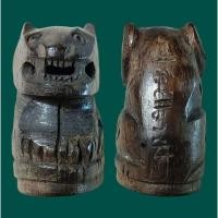 ราคา เครื่องราง เสือไม้แกะสลัก จารยันต์ ไม่ทราบที่ เนื้อเก่า ศิลปะพอสวย เชิญพิจารณา (27352142360)