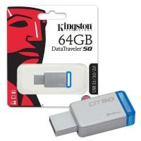 ราคา ⚡️กรุงเทพฯด่วน1ชั่วโมง⚡️ KINGSTON DATATRAVEL 50 64GB USB 3.0 FLASH DRIVE DT50/64GB (2041456299)