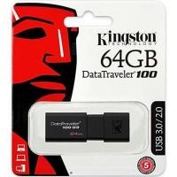 ราคา 64 GB FLASH DRIVE (แฟลชไดร์ฟ) KINGSTON (DT100G3/64GB) USB 3.0 รับประกัน 5 - Y (1790098444)