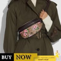 ราคา Coach 89300 Bethany Belt Bag In Signature Canvas with Tan Sand Print กระเป๋าคาดอก