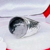 ราคา แหวนเงินแท้แก้วขนเหล็กแท้ลายไทย เงินแท้ 92.5% (24680063135)