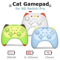 ราคา จอยเกมไร้สายCute Cat Gamepad For Nintendo Switch Pro NS Switch Lite Controller Wireless Controller (7140551280)