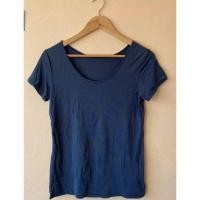 ราคา เสื้อยืด AIRism คอกลม แขนสั้น สีน้ำเงิน XL 36-38/22" สีดรอปนิด Uniqlo ของแท้ (22048076446)