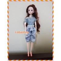 ราคา พร้อมส่ง!! ชุดไทยประยุกต์ ชุดไทยเสื้อลูกไม้ พร้อมเครื่องประดับ ตุ๊กตา บาย บาร์บี้ แก้บนเจ้าแม่ นางไม้ เรือทอง (5557537516)