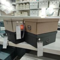 ราคา IKEA,แท้,กล่องเก็บเอกสารA4,กล่องอิเกีย,อีเกีย, ikea,TJENA,พร้อมฝาปิด,Tjog (17182639791)