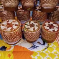 ราคา กระติ๊บข้าวสีสวยสายรูปหัวใจ​ขนาด7นิ้ว,6นิ้ว, 5นิ้ว เเถมผ้าขาวบาง (7336425636)