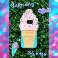 ราคา พร้อมส่ง เคสซิลิโคนไอติมสำหรับซัมซุงS6 edge ราคา 160 บาท ส่งฟรี (905944042)