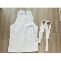 ราคา มือ 2 เสื้อ bonnes ventes สีขาว Sz. S (26874904507)