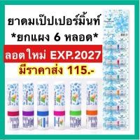 ราคา ยาดมเป๊ปเปอร์มิ้นท์ ฟิลด์ [exp.2027] แผง 6 หลอด Peppermint Field Inhaler 6 pcs ยาดมเปปเปอร์มิ้น แก้วิงเวียน แก้คัดจมูก (20986983681)