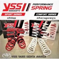 ราคา สปริง YSS Toyota Yaris Vios AVANZA Sienta Veloz สปริงโหลด สปริงสเเตนดาร์ด ราคาสำหรับ 1ชุด (มี 4 ขด) (19680484203)
