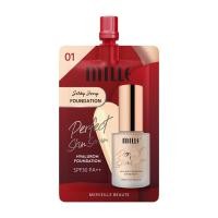 ราคา MILLE PERFECT SKIN SERUM HYALURON FOUNDATION SPF30 PA++ รองพื้นเซรั่ม ซอง (6g.) (23551466970)