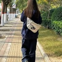 ราคา ∏✚۞Nike Nike Sports กระเป๋าสะพายข้างผู้หญิงกระเป๋าสะพายความจุขนาดใหญ่ผู้ชาย Wang Yibo กระเป๋าเป้สะพายหลังผู้ชายสไตล์เดีย (25602087416)