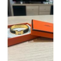 ราคา (used) Hermes Clic H Bracelet Size PM - black/rose gold (24867927218)