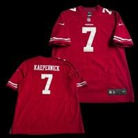 ราคา NFL - NIKE - 49ERS - COLIN KAEPERNICK #7 เสื้ออเมริกันฟุตบอล มือสอง (24080110577)