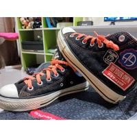 ราคา รองเท้าConverse All Star หุ้มข้อสีดำผ้ายีนส์มือสอง (20862036106)