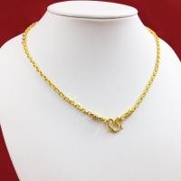 ราคา สร้อยคอทองลายโซ่ฝรั่ง โซ่เรือ ยาว 24 นิ้ว หนัก 1 บาท หุ้มเศษทองเยาวราช ทองชุบ ทองปลอม ใส่แทนทองแท้ได้ ใส่อาบน้ำได้ (6790977640)