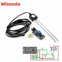 ราคา โมดูลเซนเซอร์ตรวจจับความชื้นในดิน และความชื้นในดิน สําหรับ Arduino (22189677686)