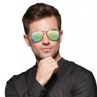 ราคา แว่นตากันแดด แว่นกันแดดแฟชั่นUV400เลนส์ แว่นดำแว่นเลนส์ปรอท รุ่น S12001 (23342646011)