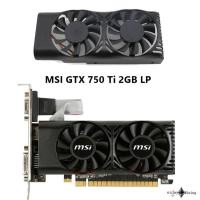 ราคา พัดลมการ์ดจอ+กรอบ MSI GTX 750 Ti 2GB LP blade card integrated graphics card fan XY-D05510SH (26177843867)