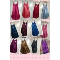 ราคา 5#ชุดนอนผ้าแพรสายเดี่ยว เนื้อผ้าบางเบาใส่สบายสายสามารถปรับได้ (13692212991)