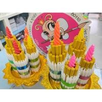 ราคา ธูปเทียนไหว้ครู 1 มัด (อ่านรายละเอียดก่อนสั่งนะคะ) (23569785935)