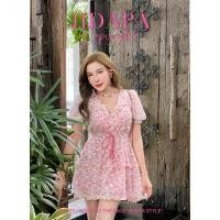 ราคา Valley Girls ไซส์ S เซตเสื้อตัวยาว กางเกงขาสั้น สีชมพู มือ2 (29510334235)