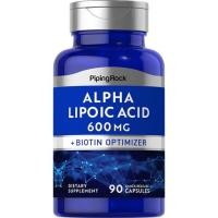 ราคา Alpha Lipoic Acid Plus Biotin Optimizer 600 mg 90 Capsules กรดอัลฟาไลโปอิกและไบโอติน 600 มก 90 แคปซูล (9351660934)