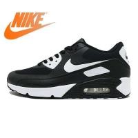 ราคา ของแท้ Nike Air Max 90 รองเท้าลำลองตาข่ายระบายอากาศ รองเท้าวิ่งเบาะลมคลาสสิก - สีดำ สีขาว (21143938378)