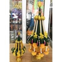 ราคา ขันธ์ครู ขันธ์ 9 ขันน้ำพานรอง ขนาด 10 , 18 ซม. สินค้ามี 2 สี (ราคาต่อ 1 ชิ้น) (18846749490)