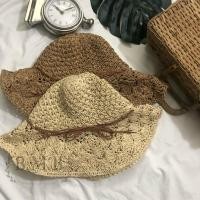 ราคา หมวกสานสไตล์เกาหลี Hand Craft Woven หมวกสานเรียบหรูดูดี สายหวานสั่งได้เลย งานสานจากวัสดูธรรมชาติ พับเก็บได้ไม่เสียรู (2604703987)