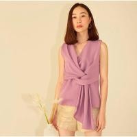 ราคา Kanni Studio: Chloe Top สี Dark Pink Size M (25590601242)