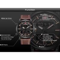 ราคา (รับประกันศูนย์ไทย1ปี)NAVIFORCE รุ่นNF9135M นาฬิกาข้อมือผู้ชายสายหนัง2ระบบกันน้ำได้100% (1220185421)
