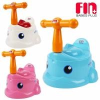 ราคา กระโถนเด็ก มีด้ามจับ ฝาปิด ลายปลา แบรนด์ Farlin [PAP] (575939221)