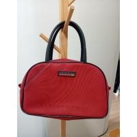 ราคา กระเป๋าถือ แบรนด์ FILA สีแดงเลือดหมู มือสอง (23844484233)