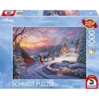 ราคา พร้อมส่ง-จิ๊กซอว์ Cinderella bringing home the tree Disney Thomas kinkade แบรนด์Schmidt jigsaw puzzle 1000 ชิ้น (25191360918)