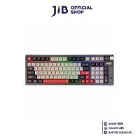 ราคา WIRELESS KEYBOARD (คีย์บอร์ดไร้สาย) NUBWO X803 GALACTIC (GRAY-BLACK-RED) (RED SWITCH MINI RGB EN/TH) (29219438618)
