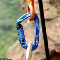 ราคา CARABINER อลูมิเนียมคลิปสปริงชุดล็อคสำหรับปีนหน้าผา XINDA XD-8123N-25KN รองรับน้ำหนักได้ 2500 กก (5220243184)