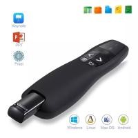 ราคา Wireless Presenter With Laser PointerสีแดงRFไร้สายปากกาเลเซอร์ 2.4GHz USBรีโมทคอนโทรลสำหรับงานนำเสนอPPT (9624237699)