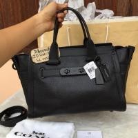 ราคา COACH 34408 SWAGGER IN NUBUCK PEBBLE LEATHER (1033456602)