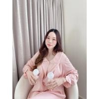 ราคา รหัส SDG24001PL Sabina เดรสชุดนอนให้นมบุตร ชุดนอนคุณแม่ รหัส SDG24001PL - สีชมพูอ่อน night (27459284956)