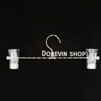 ราคา [ไม้หนีบเกลียวใส] ไม้แขวน หนีบ กางเกง วัสดุเหล็กเกลียว พร้อมกิ๊ฟพลาสติกใสด้านข้าง 12 ชิ้น/แพ็ค พร้อมส่งมีราคาขายส่ง (28363171547)