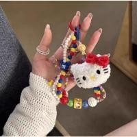 ราคา [พร้อมส่งจากร้านไทย] Hello kitty ที่ห้อยโทรศัพท์มือถือคิตตี้ พวงกุญแจคิตตี้ ห้อยกระเป๋าก้อน่ารักฟรุ้งฟริ่้งมากค่ะ (27474781838)